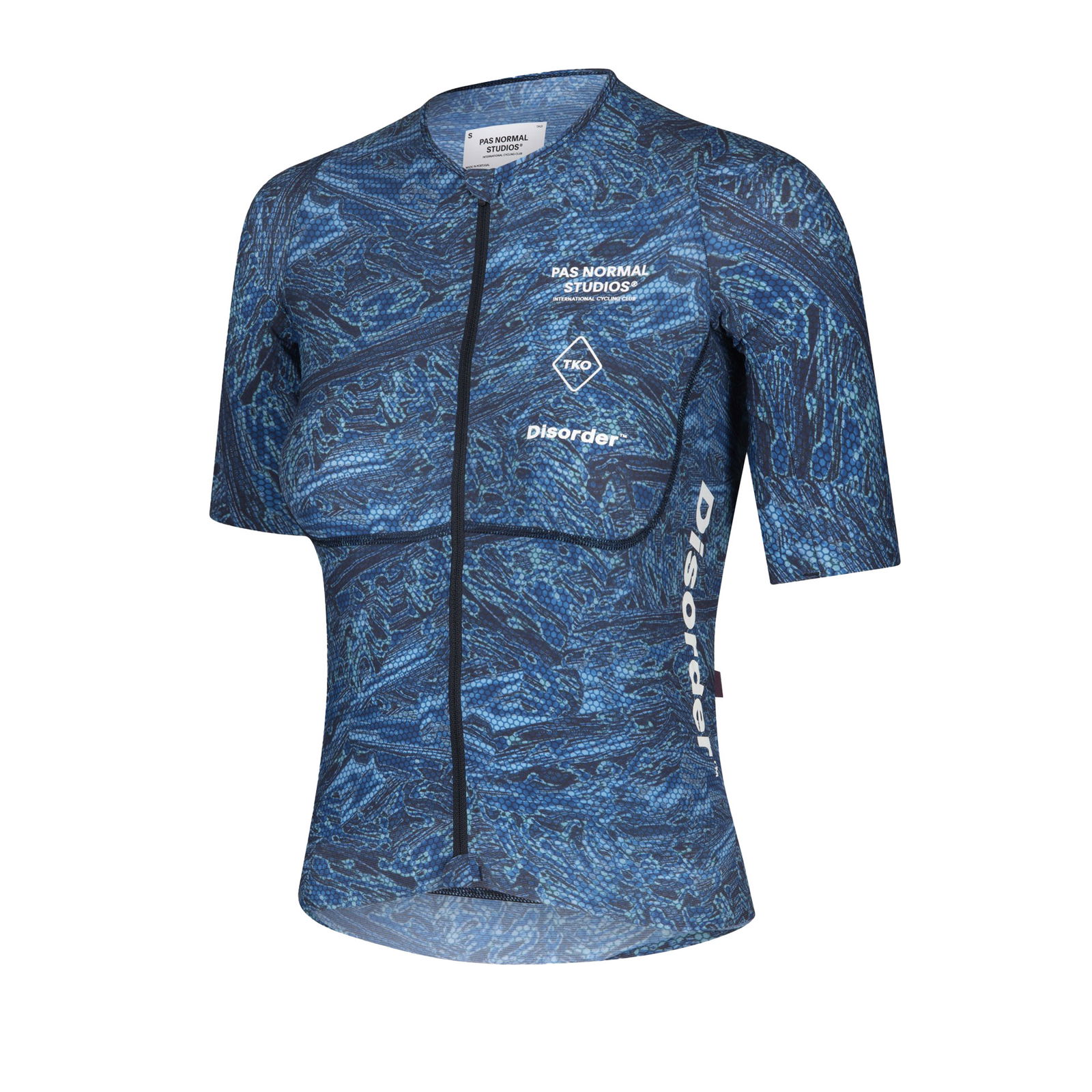 Pas Normal Studios TKO Disorder Mechanism Pro Frauen Fahrradtrikot 2023, Blau beehive Pas Normal Studios TKO Disorder Mechanism Pro Frauen Fahrradtrikot 2023, Blau beehive