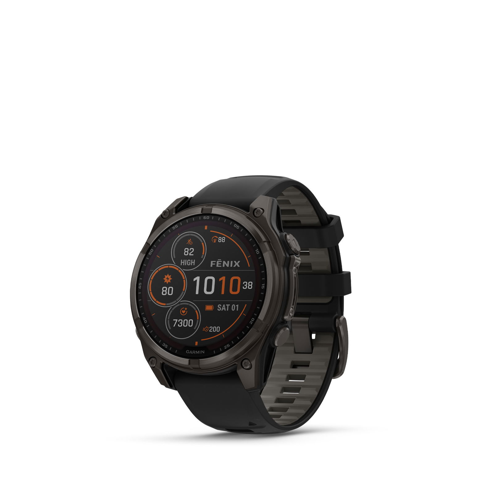 Garmin Fenix 8 Solar Sapphire Titan GPS 47 mm Multisport-Smartwatch