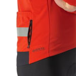 Castelli RADDOPPIA 3 Jacket - red/silver reflex, #3