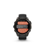 Garmin Fenix 8 - 47 mm AMOLED Sapphire - Schwarz/Carbongrau Titan, #8