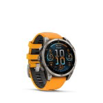 Garmin Fenix 8 - 47 mm AMOLED Sapphire - Graphit/Titanium Titan/Spark Orange, #4