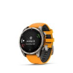 Garmin Fenix 8 - 47 mm AMOLED Sapphire - Graphit/Titanium Titan/Spark Orange, #7