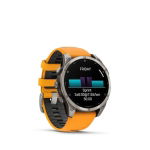 Garmin Fenix 8 - 47 mm AMOLED Sapphire - Graphit/Titanium Titan/Spark Orange, #6