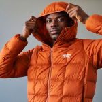 Pas Normal Studios Off-Race Down Jacket - copper orange, #9