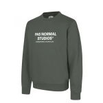 Pas Normal Studios Off-Race Logo Sweatshirt - olive, #3