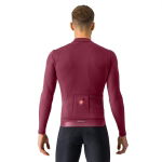 Castelli Espresso Thermal Jersey - deep bordeaux, Rückansicht, #2