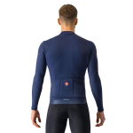 Castelli Espresso Thermal Jersey - belgian blue, Rückansicht, #2