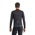 Castelli Espresso Thermal Jersey - light black, Rückansicht, #2