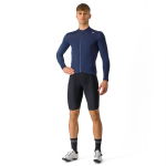 Castelli Espresso Thermal Jersey - belgian blue, Frontansicht, #6