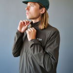 Pas Normal Studios Balance Half Zip Jacket - dusty brown, #4