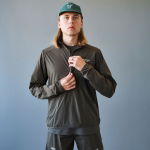 Pas Normal Studios Balance Half Zip Jacket - dusty brown, #6