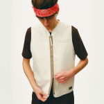 Pas Normal Studios Off-Race Cotton Twill Vest - limestone, #6
