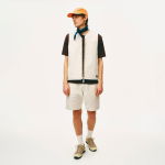 Pas Normal Studios Off-Race Cotton Twill Vest - limestone, #4