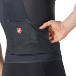 Castelli Superleggera A/C Jersey - light black, Reißverschlusstasche, #6