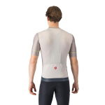 Castelli Unlimited Endurance 2 Jersey - silver moon/dark silver moon-electric lime, Rückansicht, #2