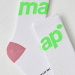 MAAP Training Sock - white/fluoro lime, #2