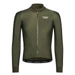 Pas Normal Studios Men's Mechanism Thermal Long Sleeve Jersey - dark olive, #1