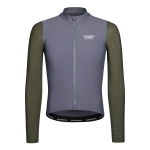 Pas Normal Studios Mechanism Long Sleeve Jersey - steel/dark olive, #1