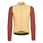 Pas Normal Studios Mechanism Long Sleeve Jersey - camel/maroon, #1