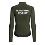 Pas Normal Studios Women's Mechanism Thermal Long Sleeve Jersey - dark olive, #2