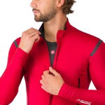 Castelli Perfetto Ros 3 Jacket - rich red/black reflex, #3