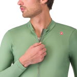 Castelli Espresso Thermal Jersey - green pepper/deep green, Reißverschluss, #3