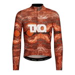 Pas Normal Studios T.K.O. Mechanism Thermal Woven Long Sleeve Jersey - t.k.o. red, #1