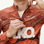 Pas Normal Studios T.K.O. Mechanism Thermal Woven Long Sleeve Jersey - t.k.o. red, #7