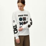 Pas Normal Studios T.K.O. Off-Race Long Sleeve T-Shirt - white, #6