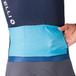 Castelli Corretto Jersey - belgian blue/blue fiamma-white, #6